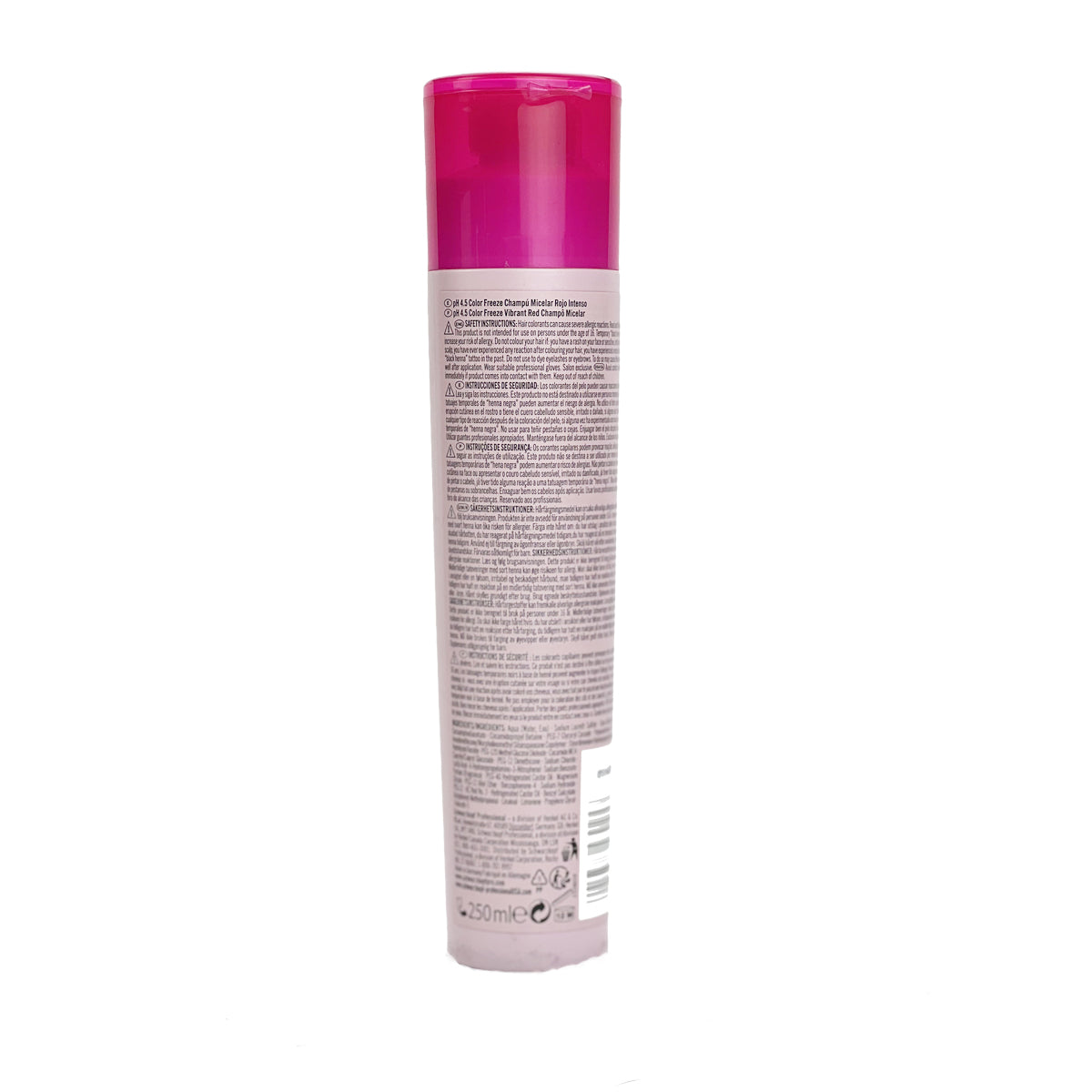 shampoo color freeze vibrant red ph 4-5 bonacure