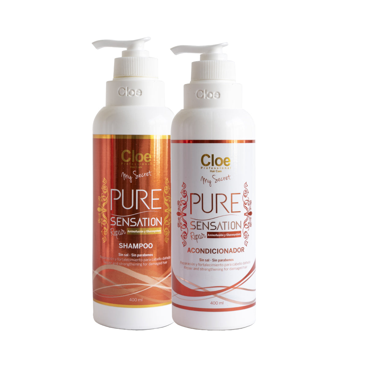 Shampoo y Acondicionador Cloe Pure Sensation Repair