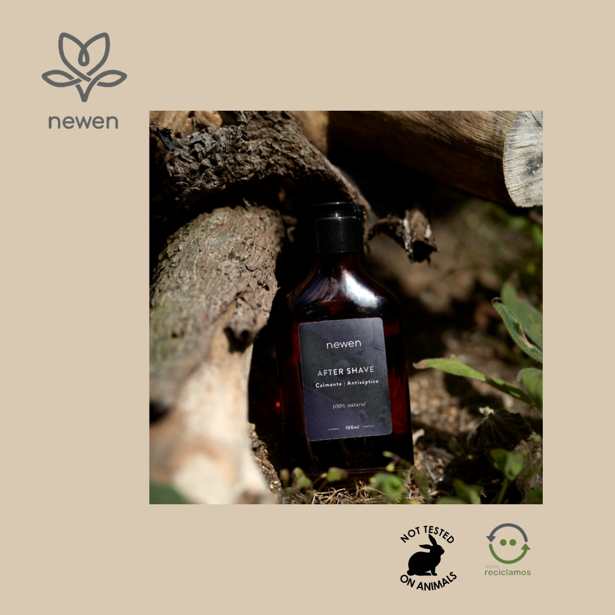 After Shave Calmate Antiséptico 100 ml Newen