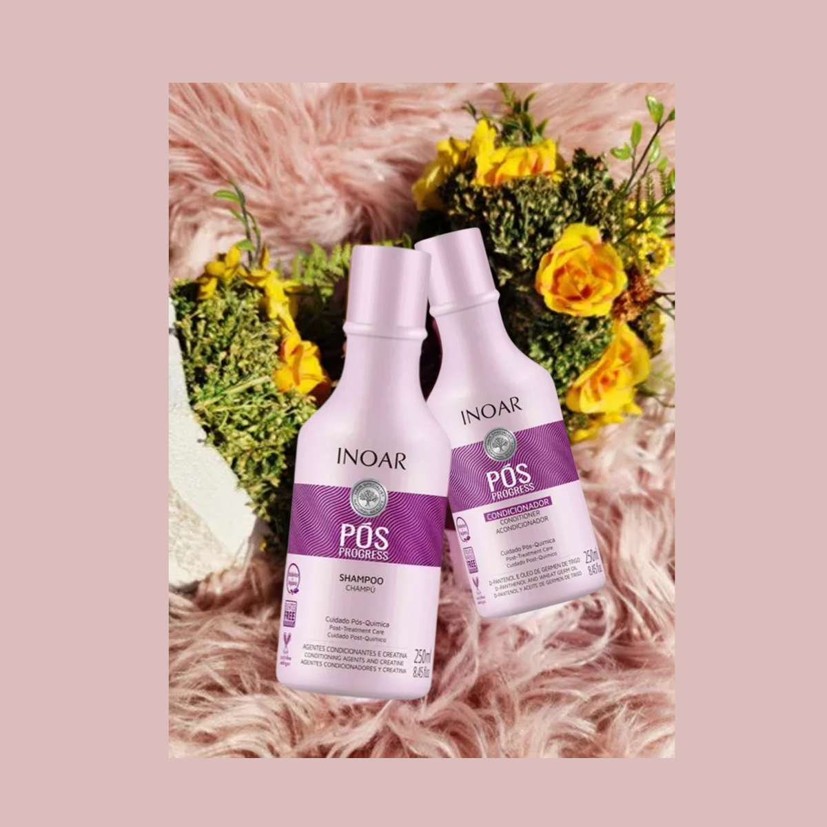 Shampoo y Acondicionador Pos Progress 250 Ml Inoar