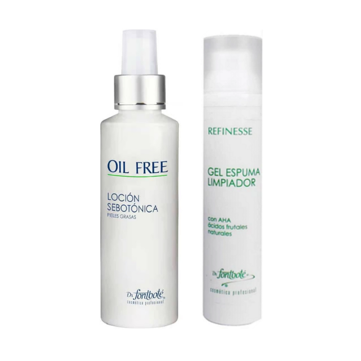 Loción Sebotonica y Gel Espuma Aha Dr Fontbote kit