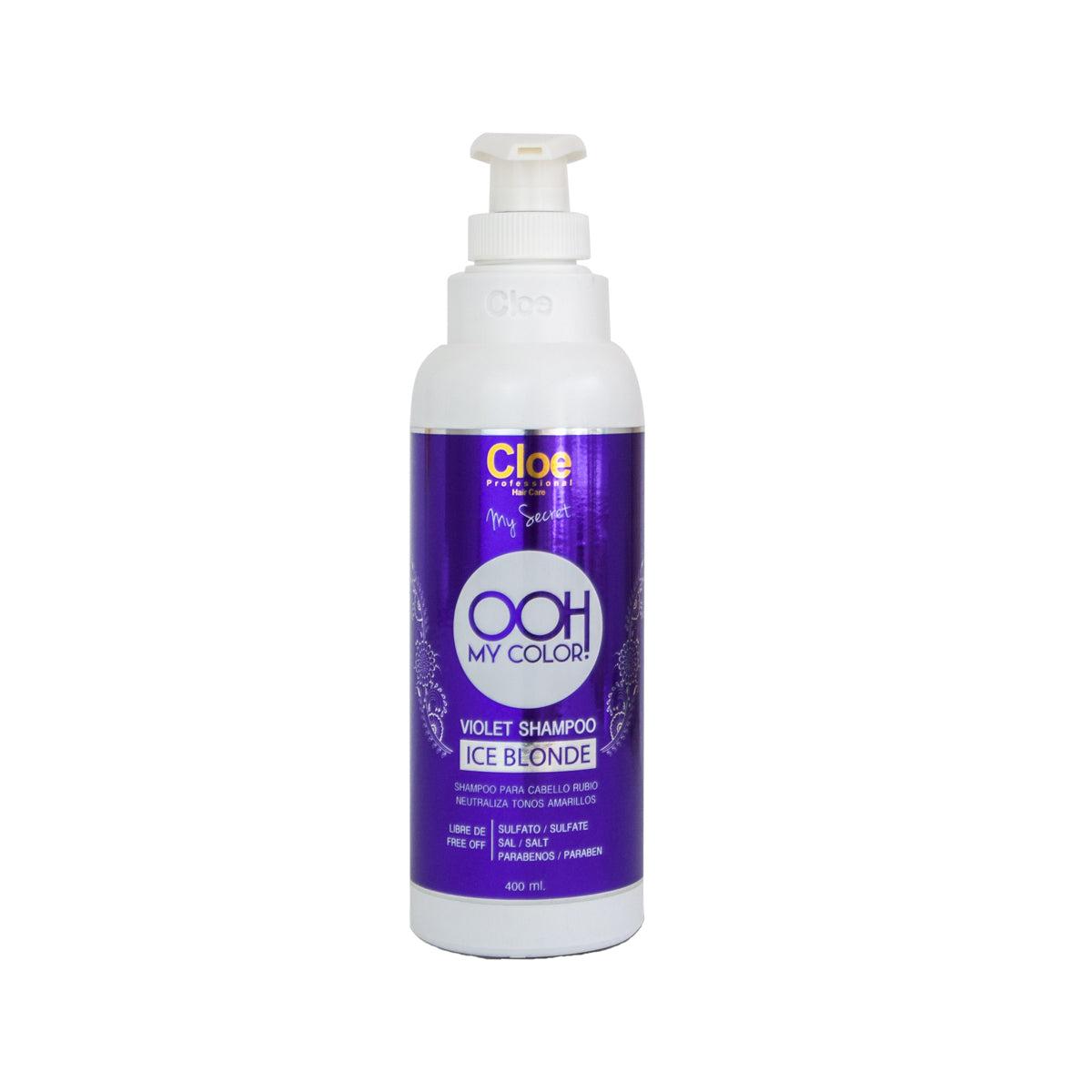 Shampoo Ohh My Color Violet Cloe Profesional Ice Blonde 400 ml