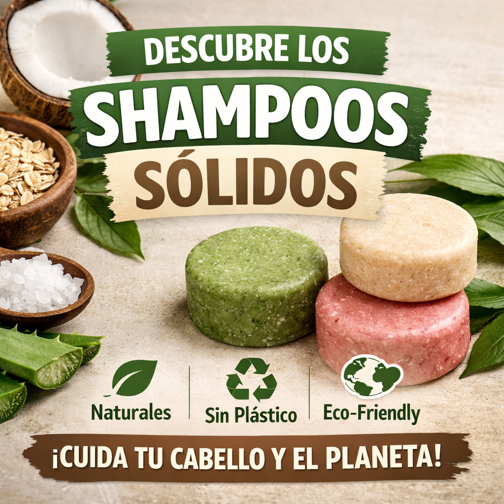 Shampoo Solido Revitalizante Con Aloe Vera Newen