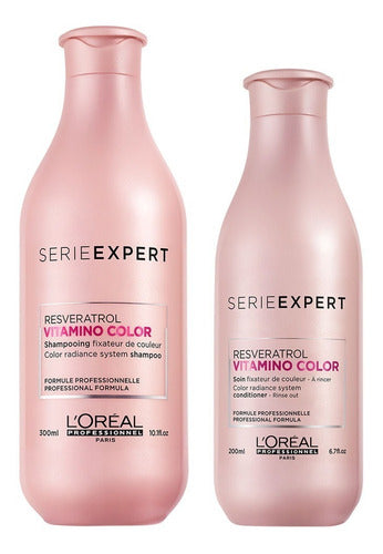 Vitamino Color Shampoo 300 Ml y Acondicionador 200 Ml Loreal