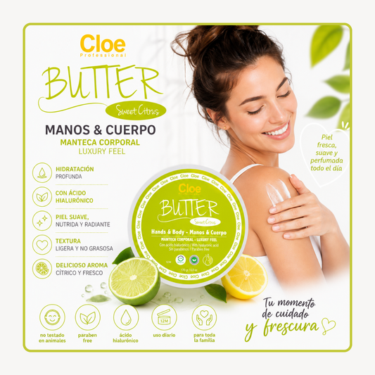 Crema Manos Cuerpo Cloe Sweet Citrus 170 grs
