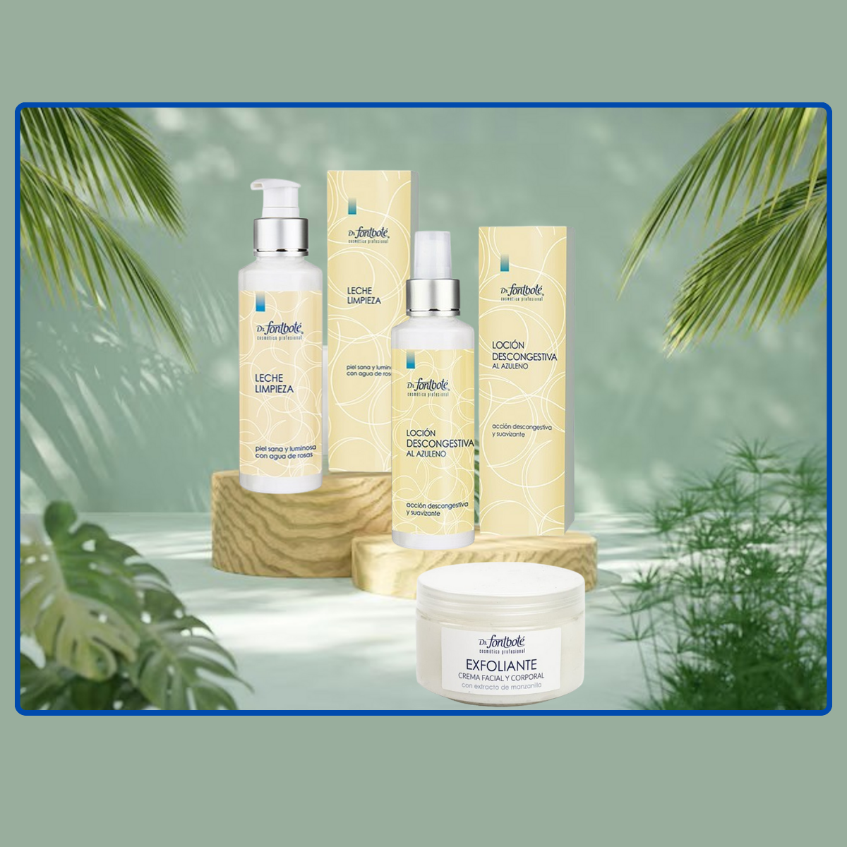 Leche Limpieza +Locion Descongestiva+Exfoliante Dr Fontbote