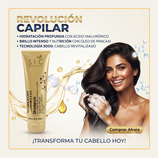 Shampoo Technology 3000 Ácido Hialurónico 250 Ml Sic Profess