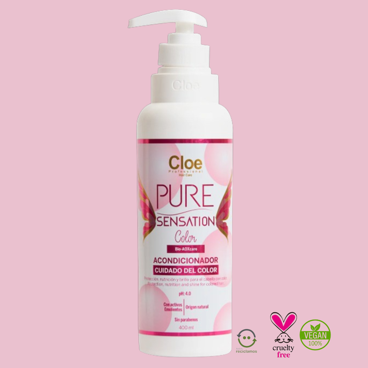 Acondicionador Pure Sensation Color 400 ml Cloe