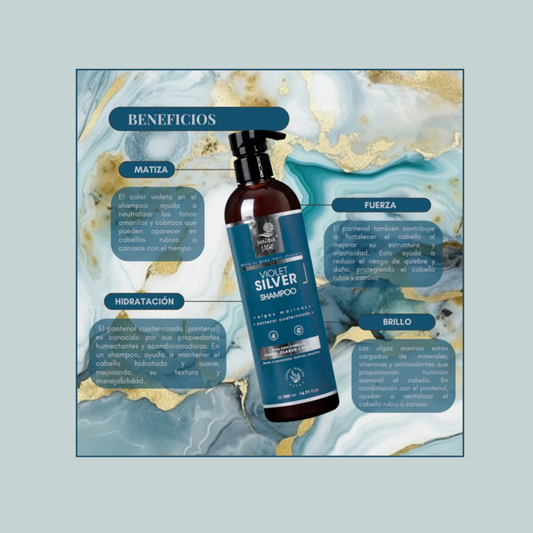 Shampoo Silver Marina Vital 500 ml Algas Marinas