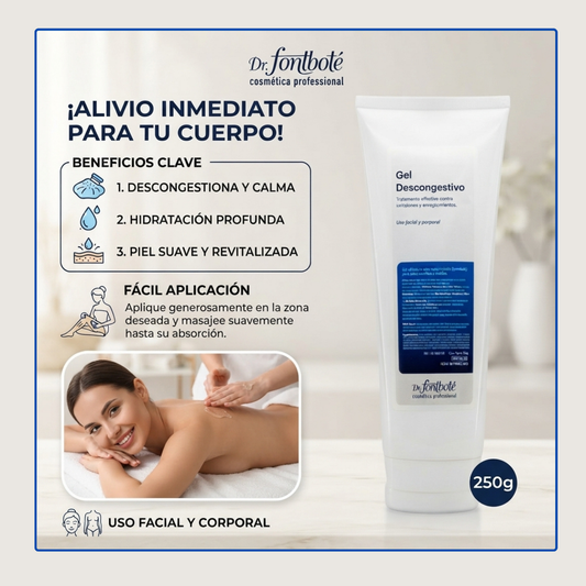 1450 GEL DESCONGESTIVO USO FACIAL Y CORPORAL 250 g