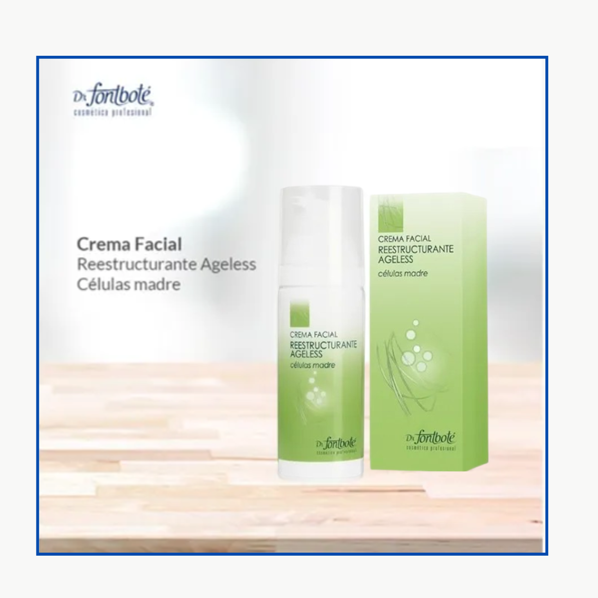 Crema Facial Restructurante Celulas Madres Dr Fontbote