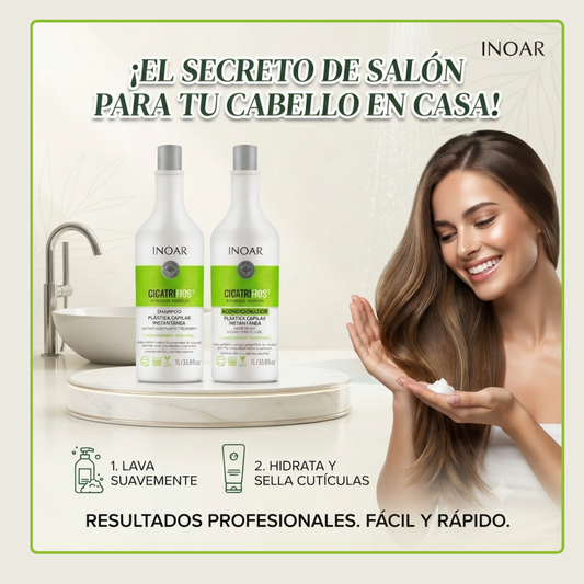 Shampoo y Acondicionador Cicatrifios 1 ltr Inoar