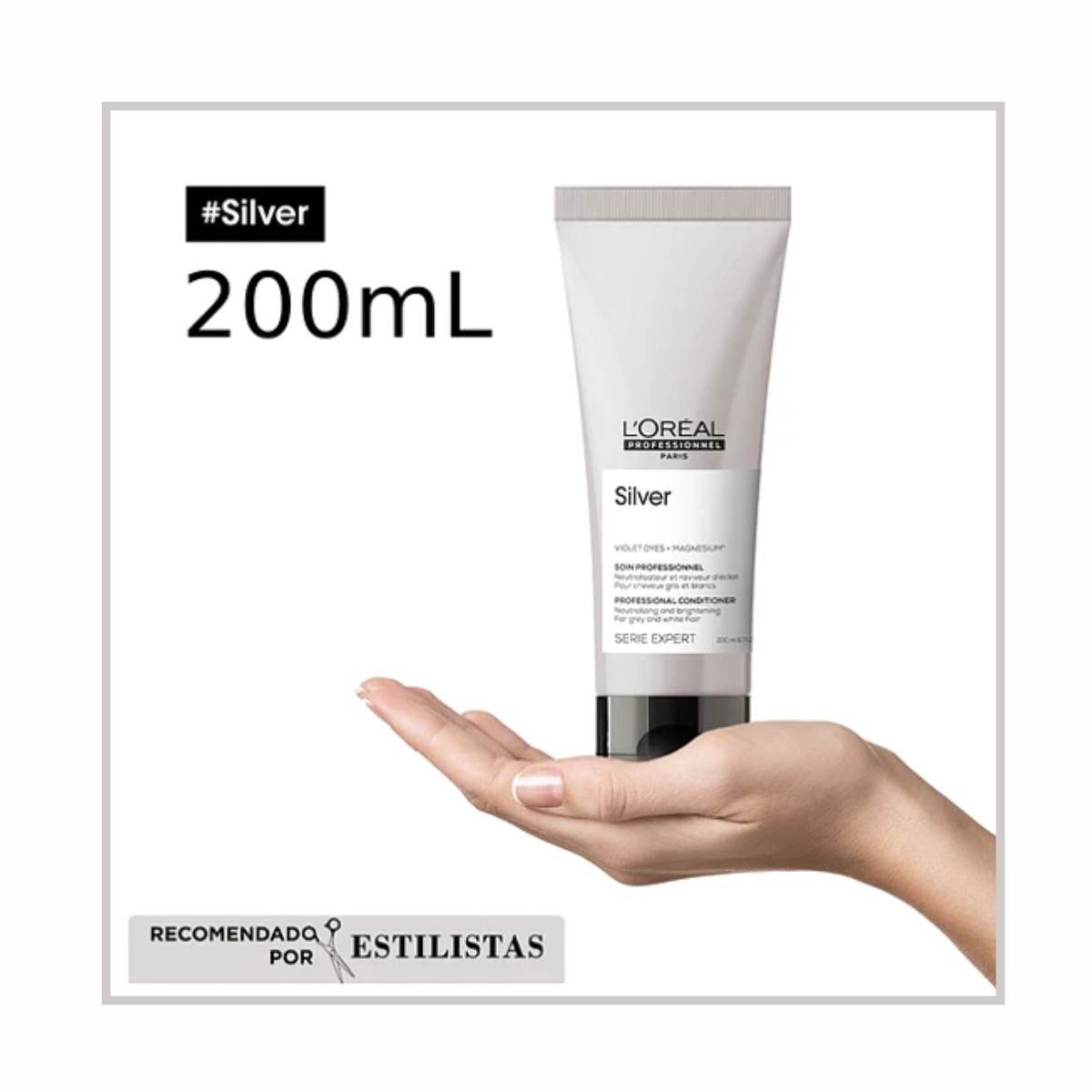 Acondicionador Silver Loreal Serieexpert