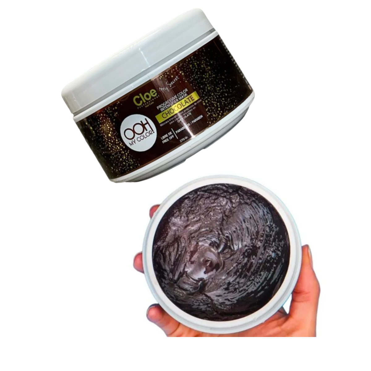 Mascara Ooh My Color Chocolate Cloe Profesional 270g