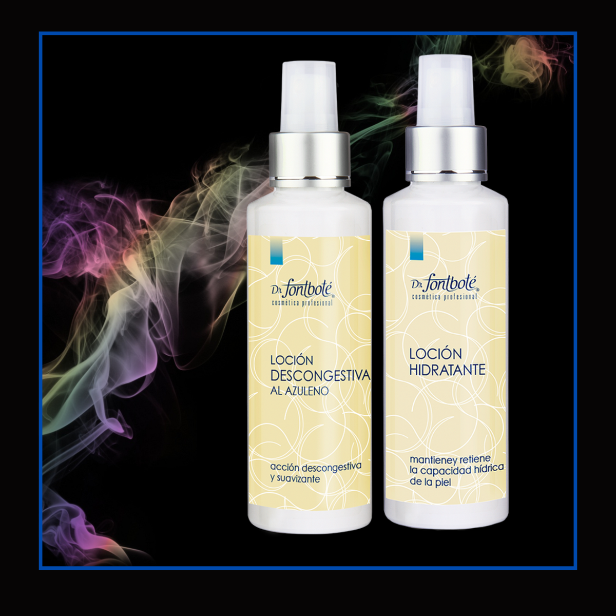 Loción Descongestiva al Azuleno y Loción Hidratante