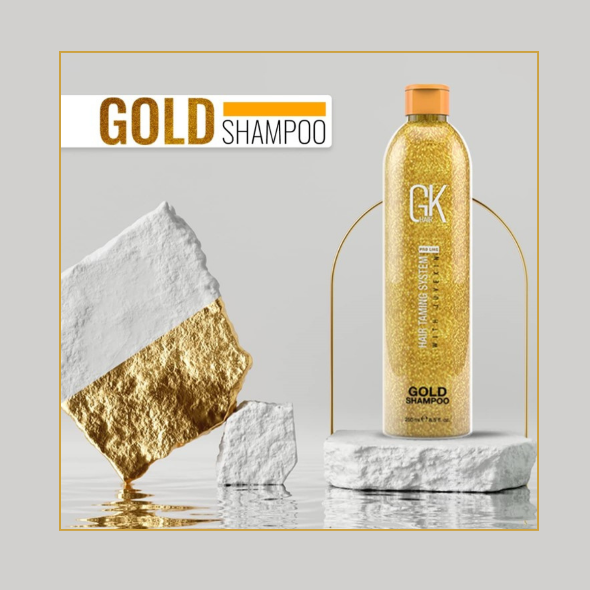 Shampoo Gold Juvexin Brillo - Hidratacion 250ml GK Hair