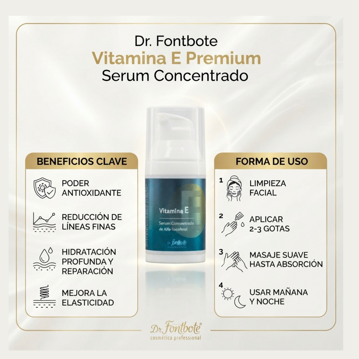 Serum Concetrado Vitamina E Premium Dr Fontbote