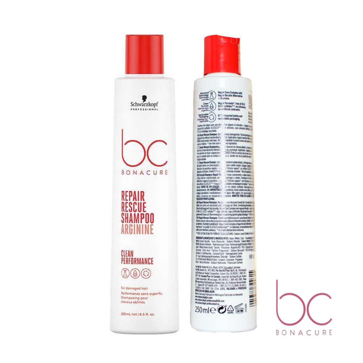 Shampoo Repair Rescue Arginine Bonacure 250 ml