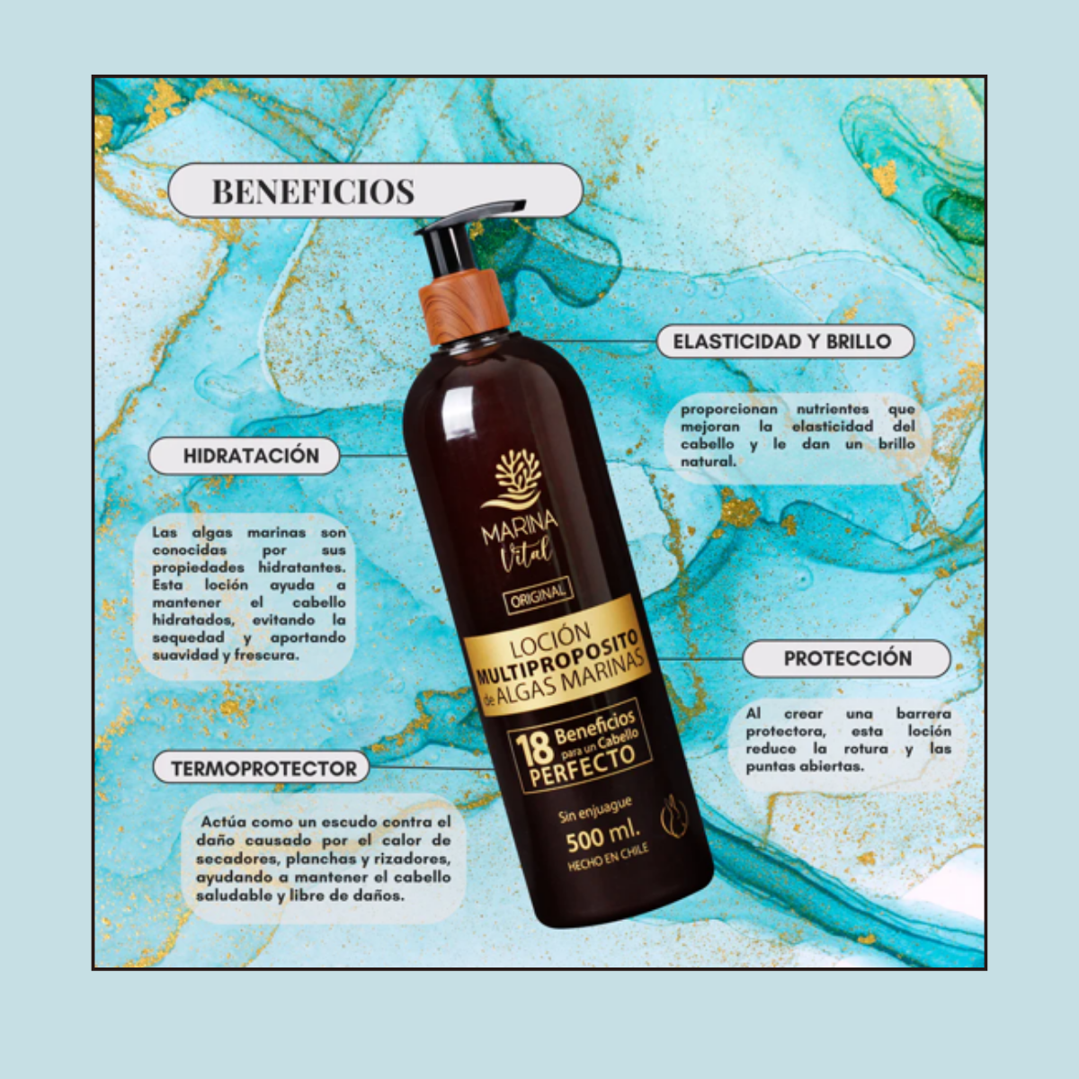 Locion Multiproposito 500 ml Marina Vital