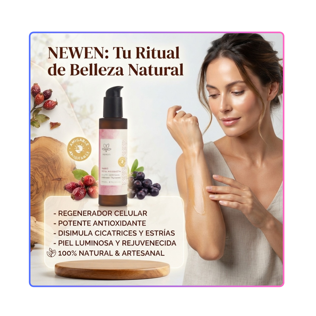 Aceite Corporal Anti Estrias Regenerativa Newen