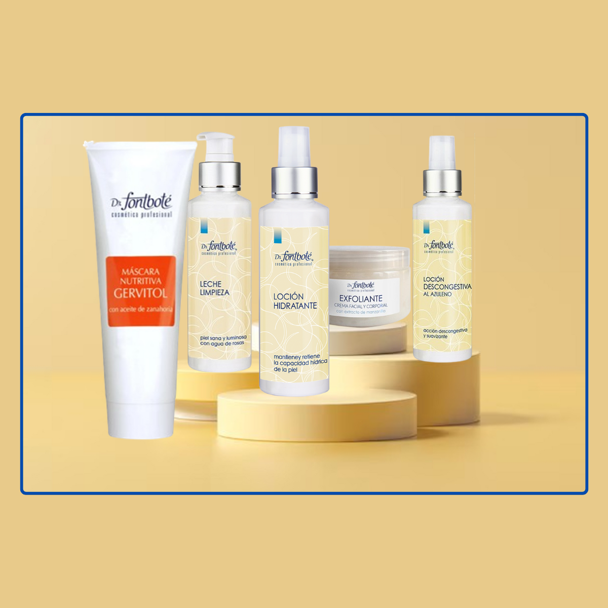 Kit Dr Fontbote Limpieza Facial + Hidratacion + Mascara