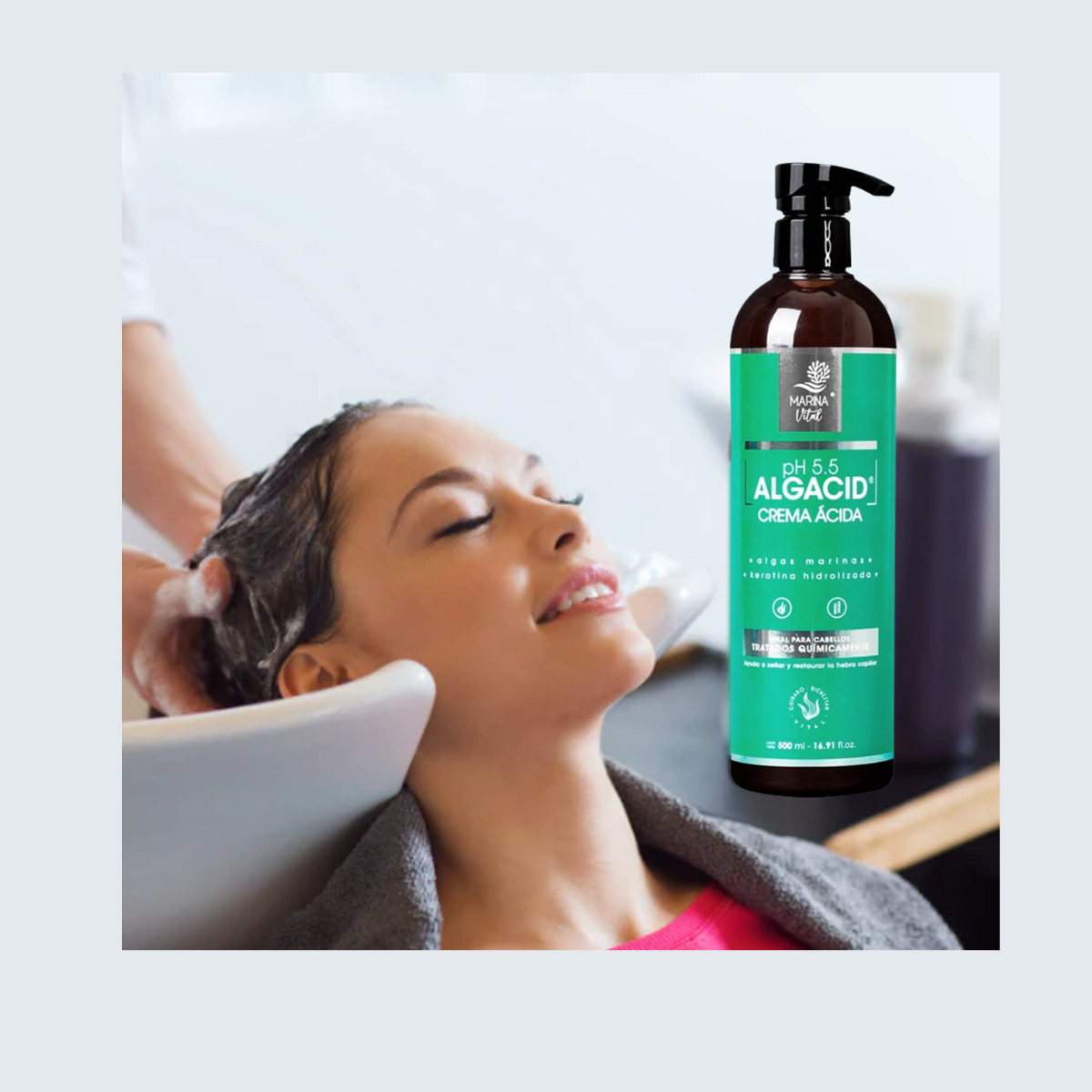 Mascara Algacid Ph 5.5 Marina Vital 500 Ml