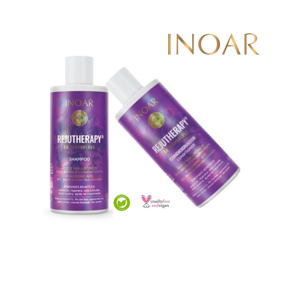 Shampoo y Acondicionador Rejutherapy 5G Technology Ácido Hialurónico 400 Ml