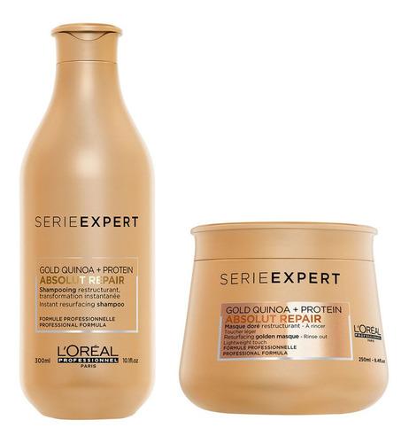 Loreal Serie Expert Shampoo Y Mascara Ligera Absolut Repair-ANTIGUA