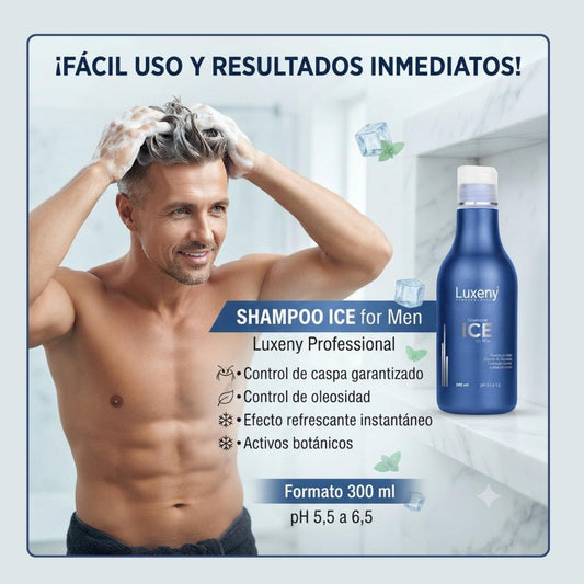 Shampoo ICE for Men Control caspa 300 ml