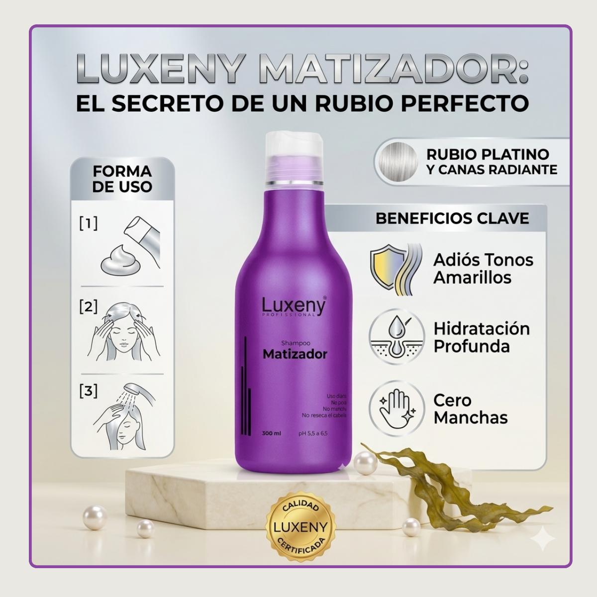 Shampoo Matizador Platinum 300 ml