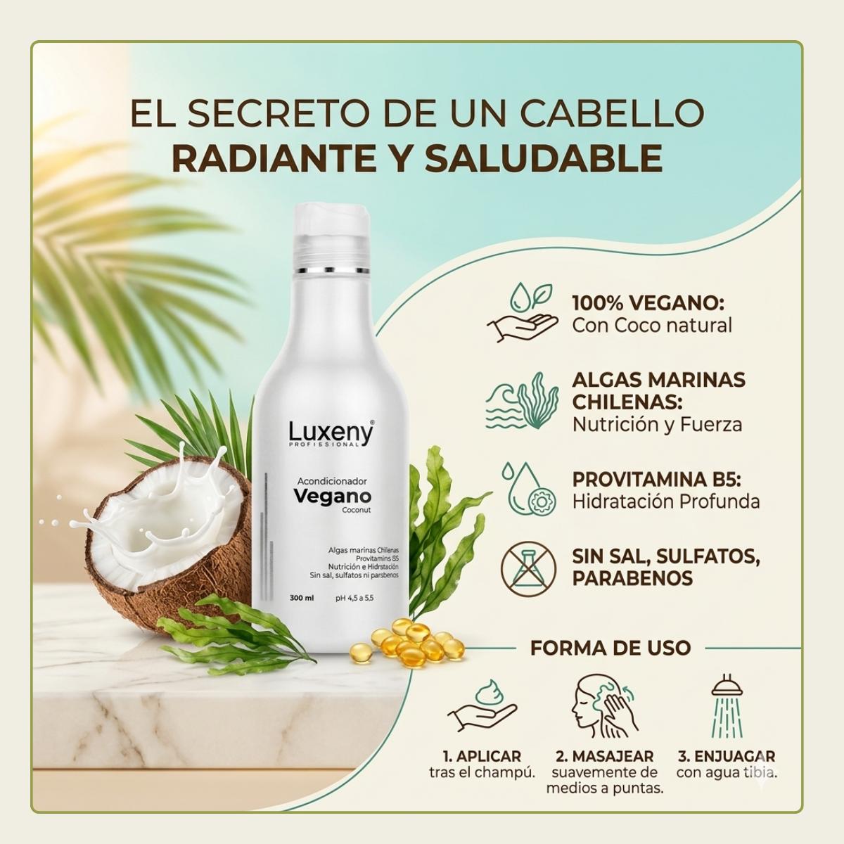 Acondicionador Vegano Coconut 300 ml