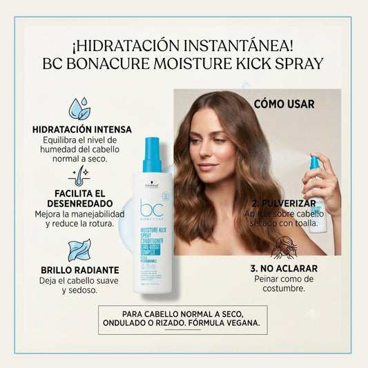 Acondicionador Moisture Kick Spray 200 ml Bonacure