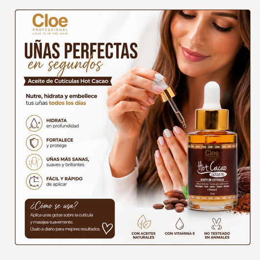 Aceite de Cuticulas Hot Cacao 30 ml Cloe Professional