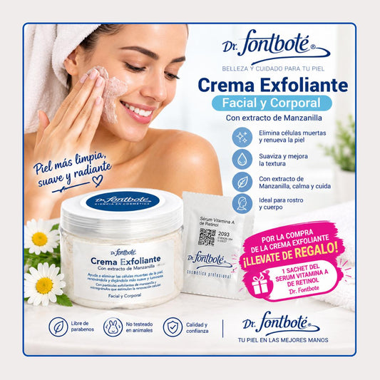 Crema Exfoliante Facial Y Corporal 150 Gr Dr Fontbote