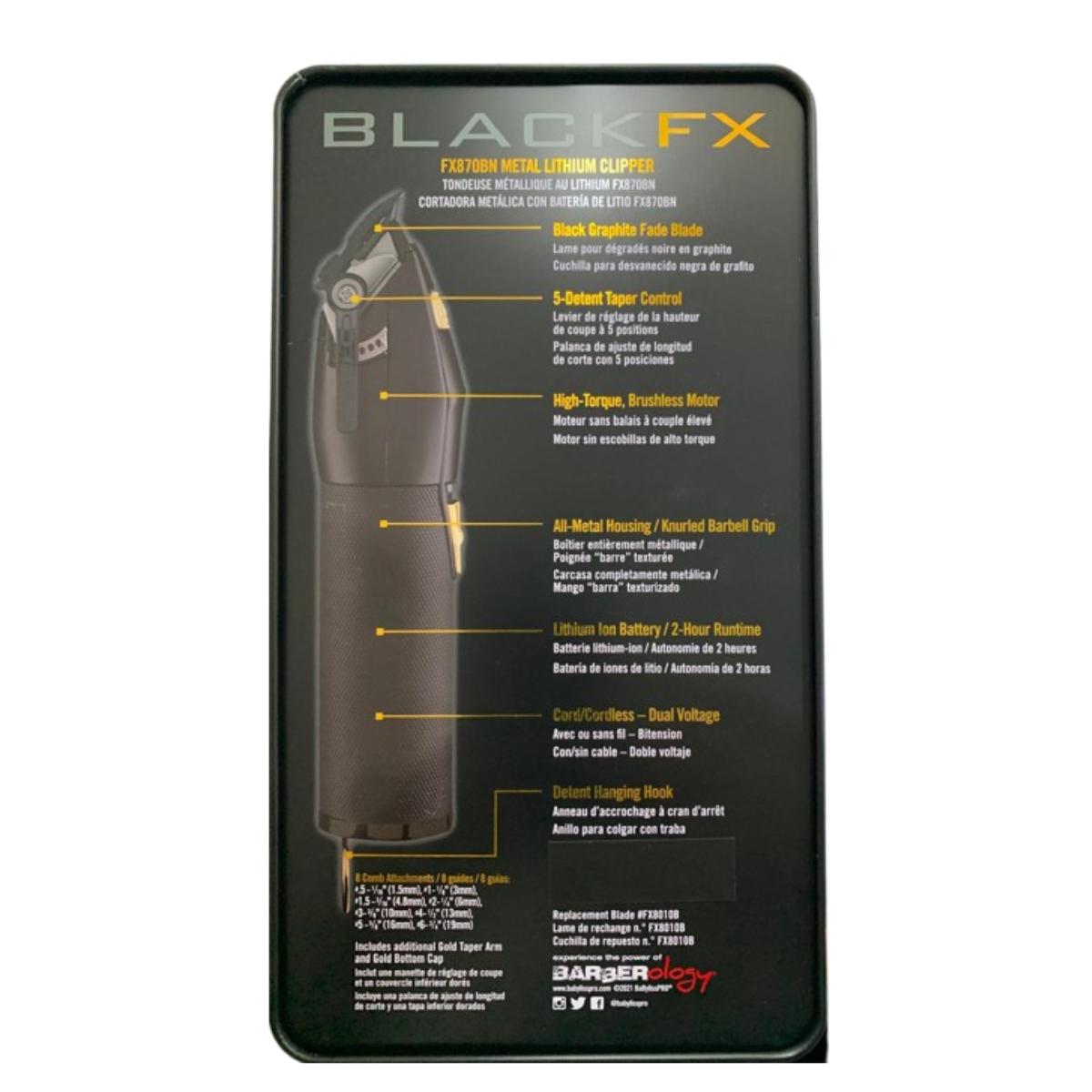 Cortapelo Clipper Babyliss B870bnuz Negrafx