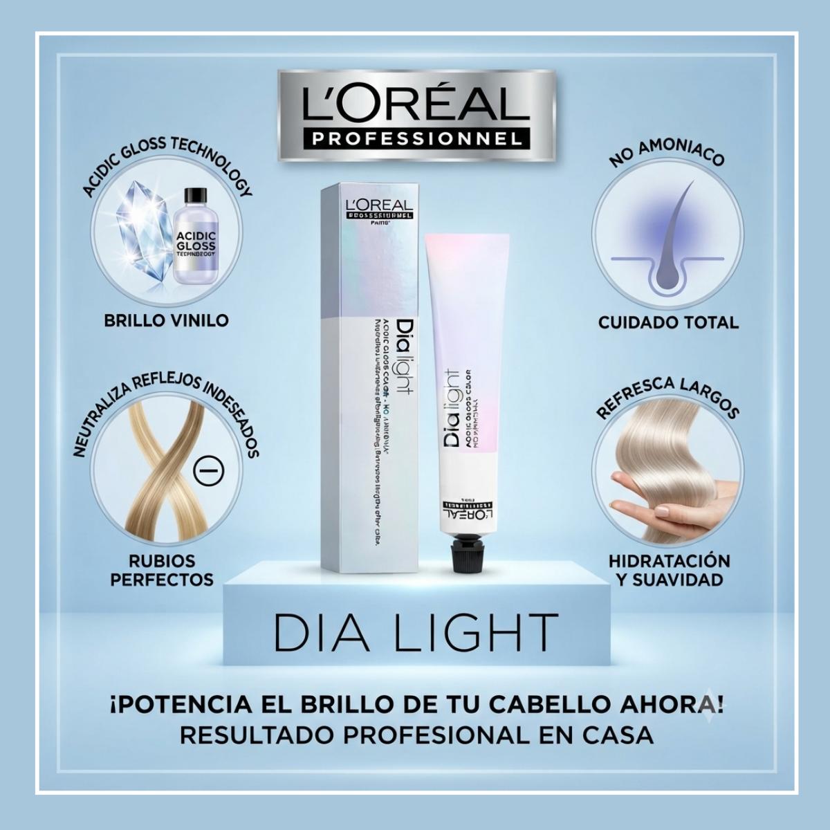 Tintura LP Dia Lights 9.18 Rubio Muy Claro Ceniza Moca 60 ml