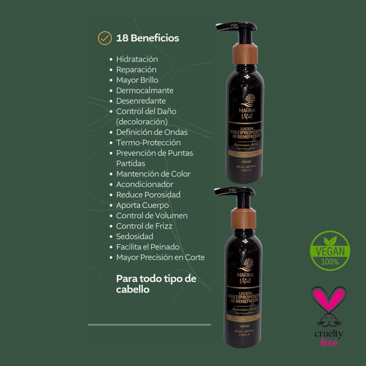 Marina Vital Locion Multiproposito 120 Ml Pack 2 Unidades