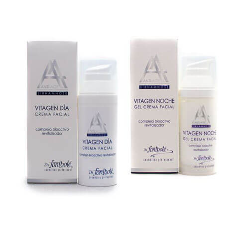 Crema Facial Vitagen Dia y Vitagen Noche Pack Dr Fontbote