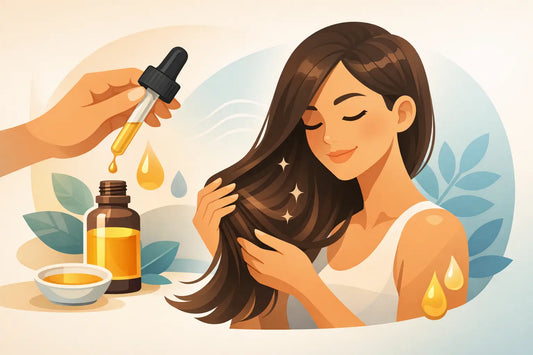 Cómo aplicar aceite capilar sin apelmazar
