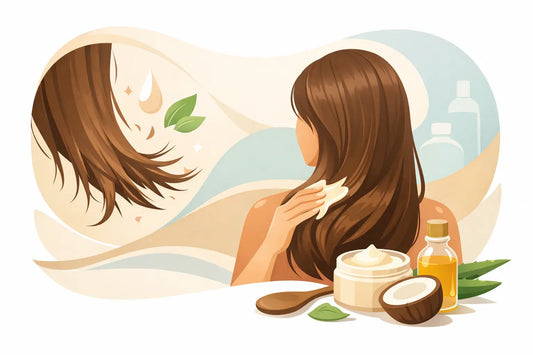 Mascarilla para puntas abiertas y cabello seco