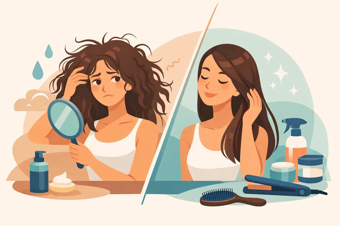 Cómo controlar frizz en casa de verdad