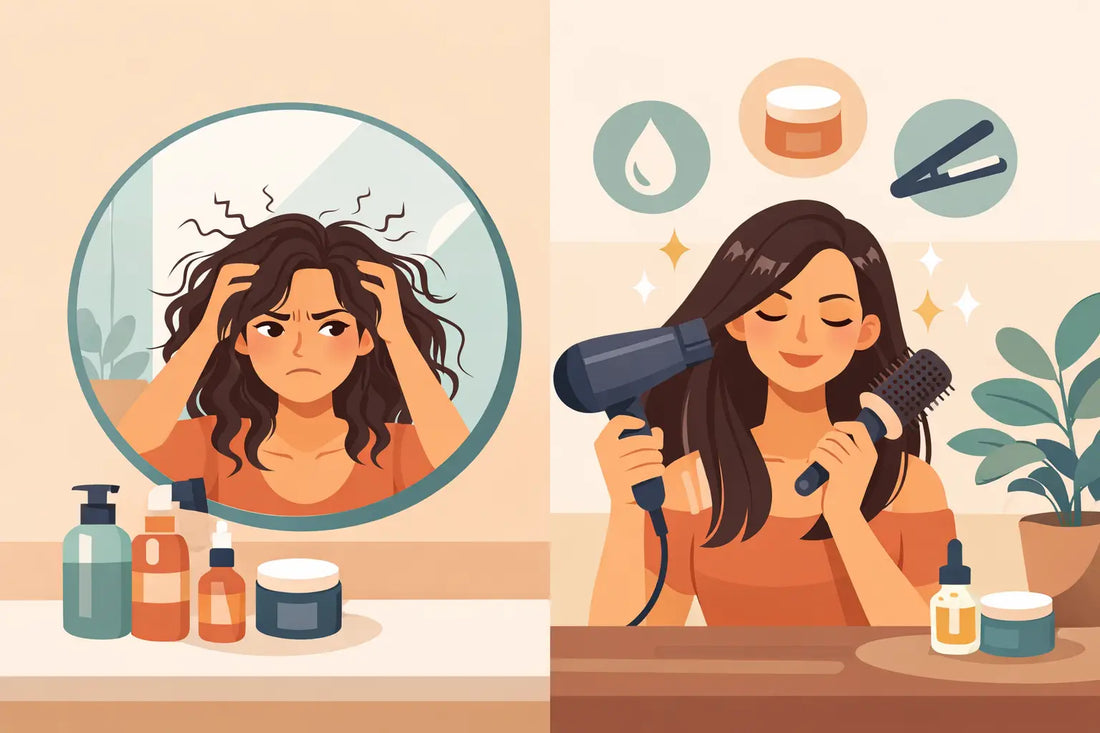 Rutina anti frizz en casa que sí funciona