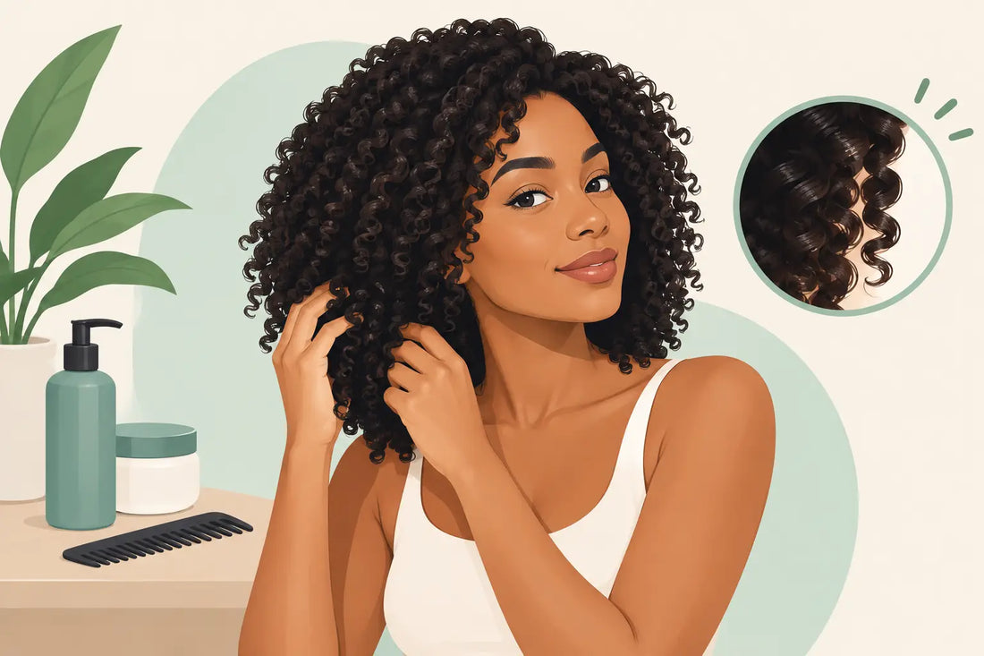 Cómo definir rizos afro sin frizz ni rigidez
