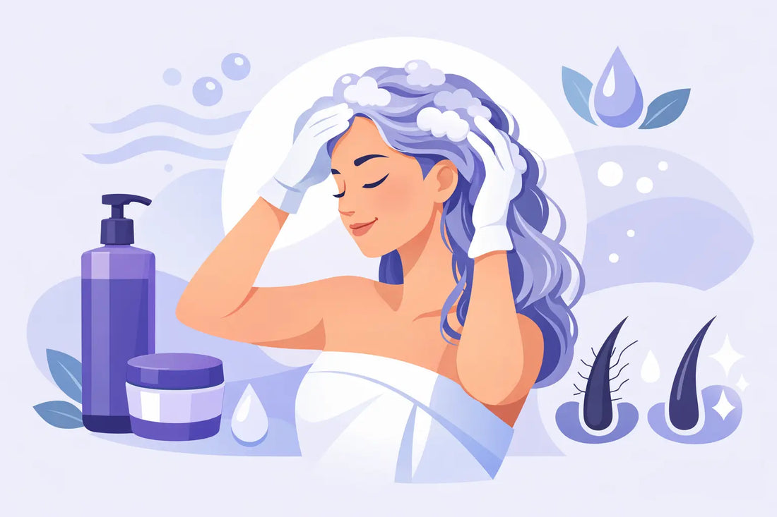 Cómo aplicar shampoo matizante sin resecar el pelo