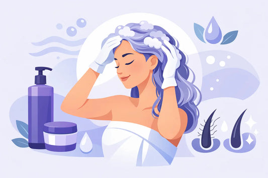 Cómo aplicar shampoo matizante sin resecar el pelo