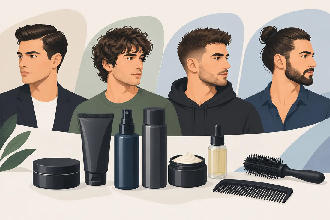 Productos para peinado masculino según tu look