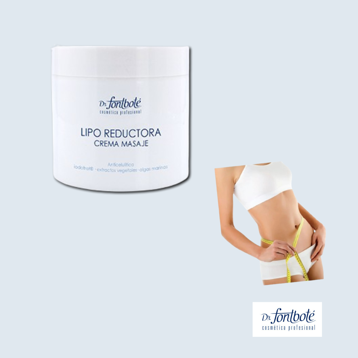 Crema de Masajes Liporeductora 500 g Dr Fontbote
