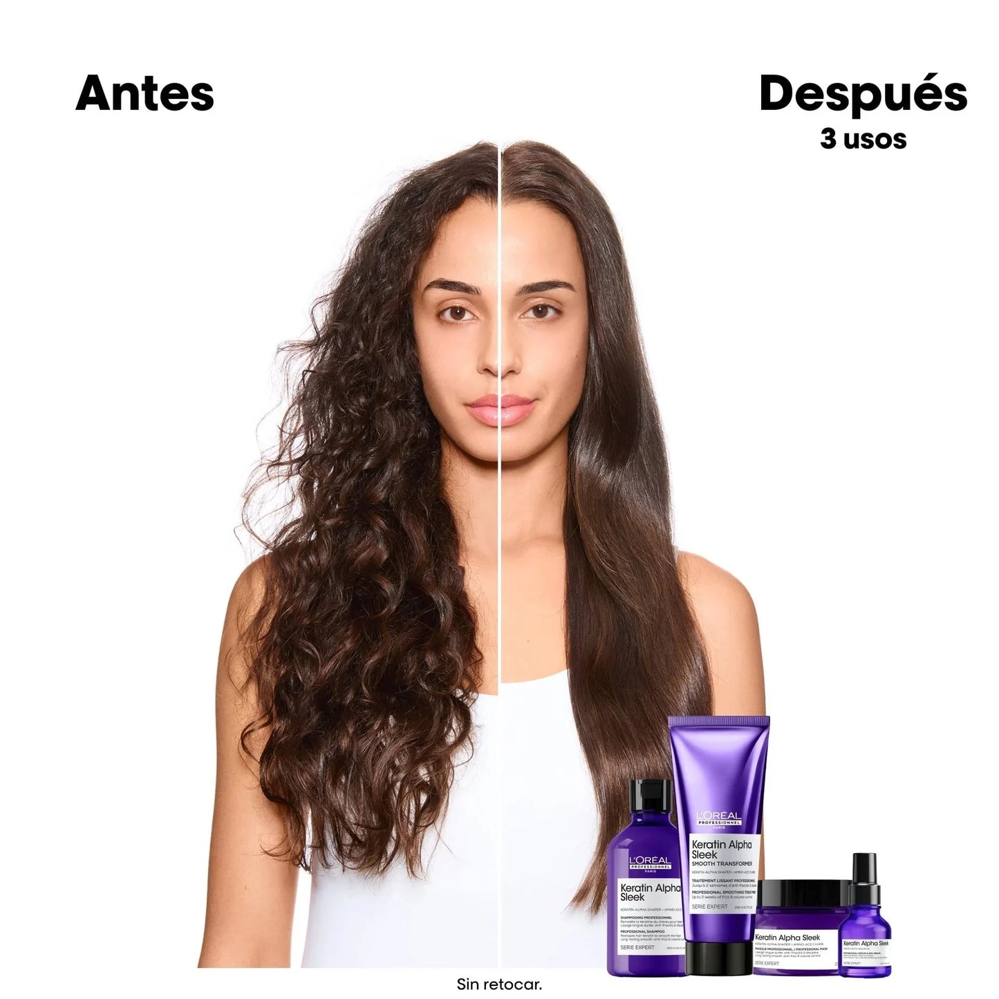Keratin Alpha Sleek L'Oréal Professionnel - Tratamiento Antifrizz y Disciplinante