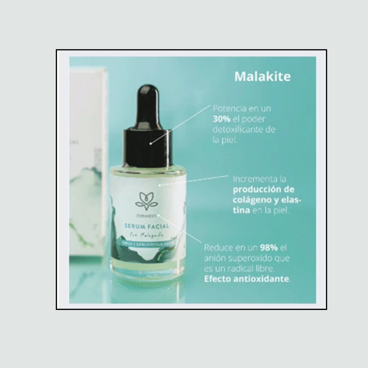 Serum Facial con Malaquita Newen