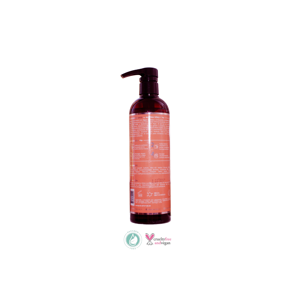 Shampoo Poder Hidratante 500 Ml Marina Vital